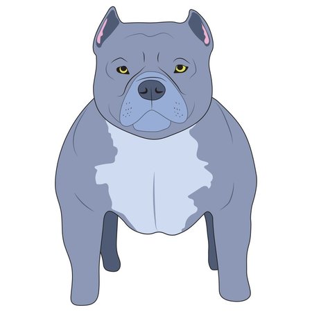 SIGNMISSION American Bully Dog Decal, Dog Lover Decor Vinyl Sticker D-12-American Bully